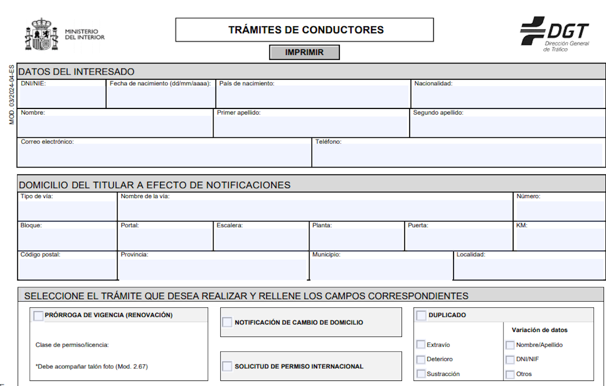 canjear carnet conducir | REMULSA