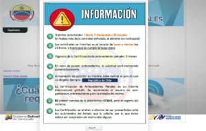 Certificado de antecedentes penales de Venezuela. Diciembre 2024 2 Consideraciones Generales | REMULSA