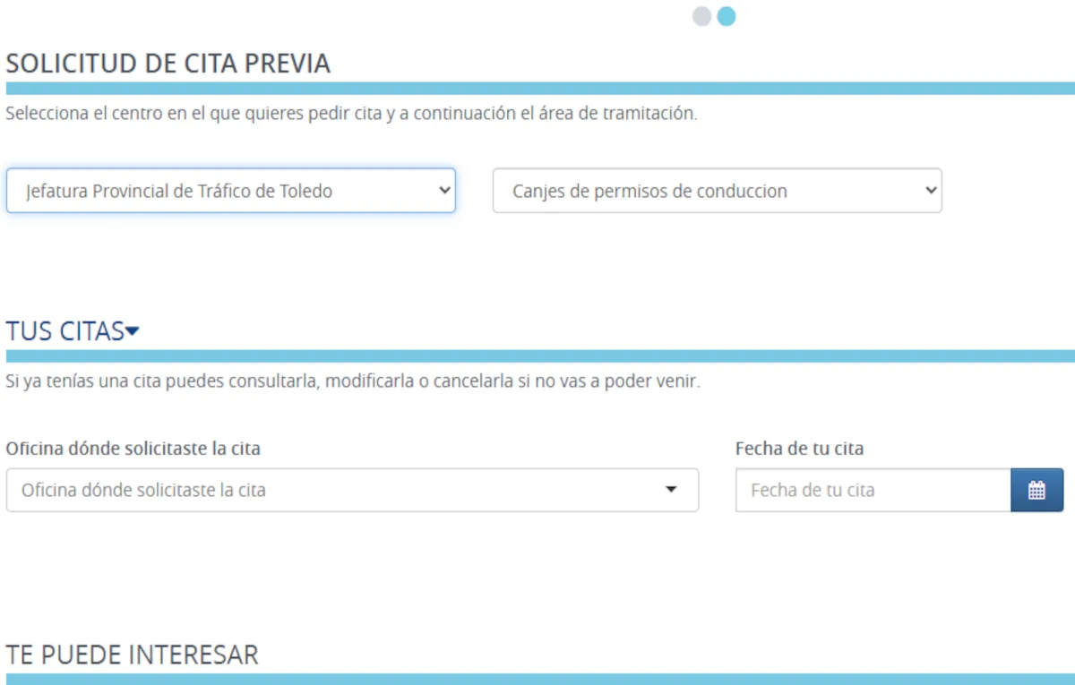 Cita canje DGT en Toledo | REMULSA