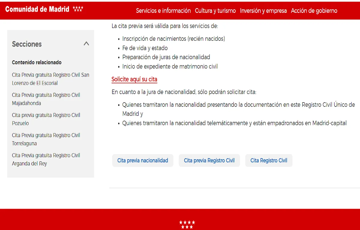 Cita jura nacionalidad Madrid | REMULSA